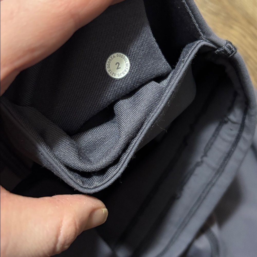 Lululemon Athletica Train Time Dark Gray Biker Shorts - Picture 3 of 7